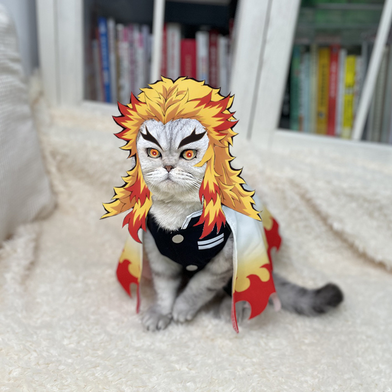 Cosplay Flame Prop - شيطان القاتل الحيوانات الأليفة تأثيري Rengoku