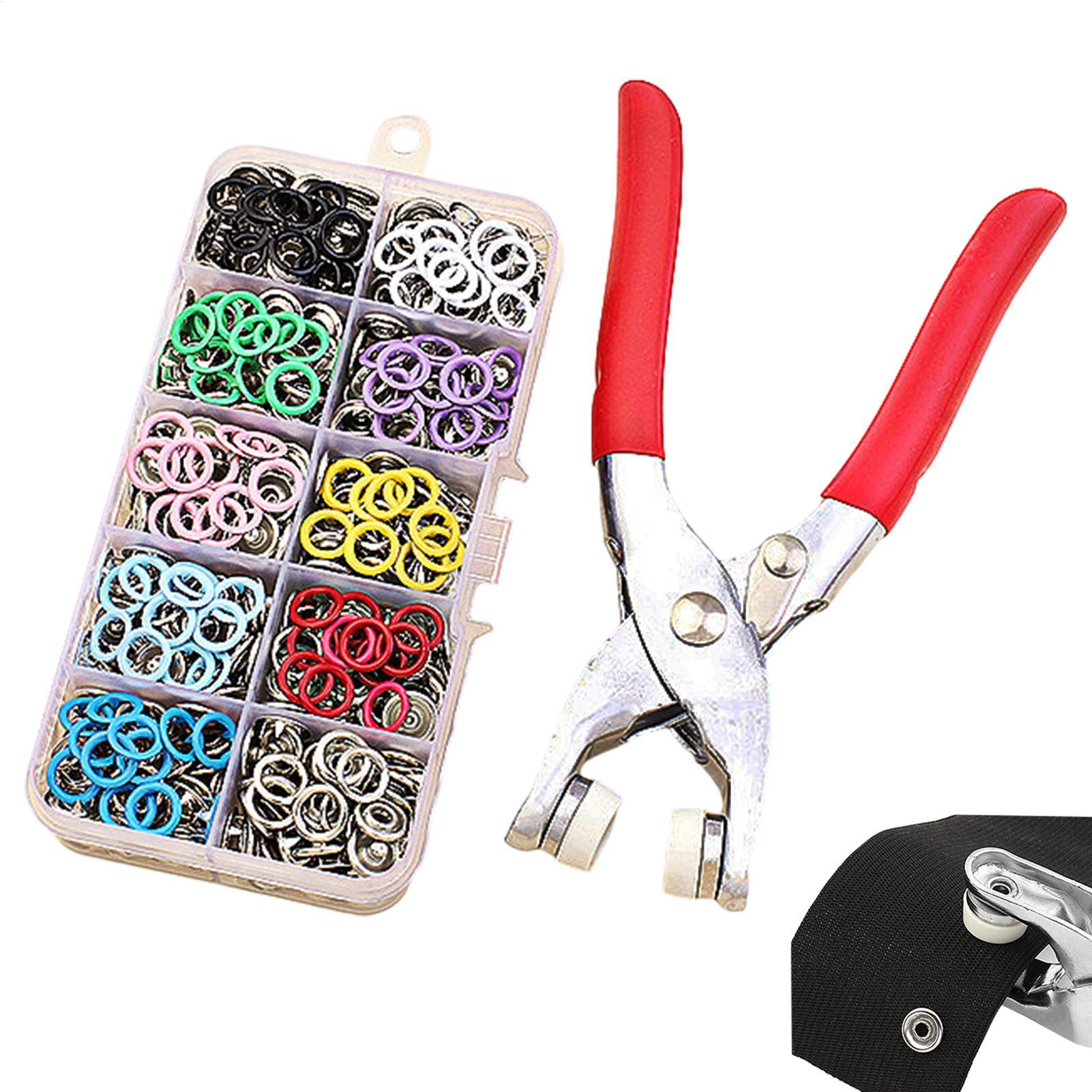 Snap Fastener Set - طقم أزرار الملابس مع أداة تثبيت