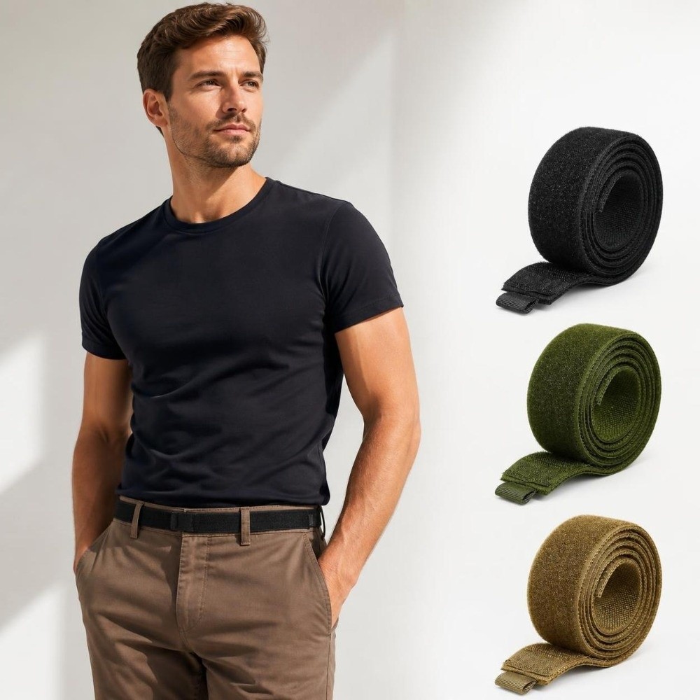 حزام خصر بسيط من النايلون خفيف - مراجعة Velcro Hook Loop وسعره