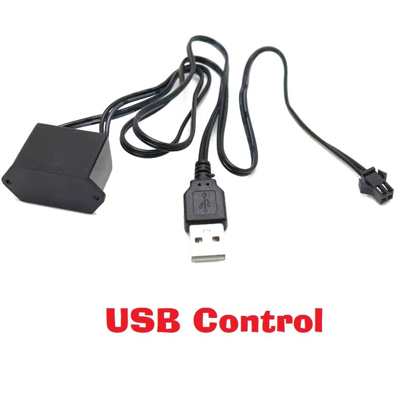 USB ولاعة السجائر محرك تحكم ،  - مراجعة Led El Wire وسعره