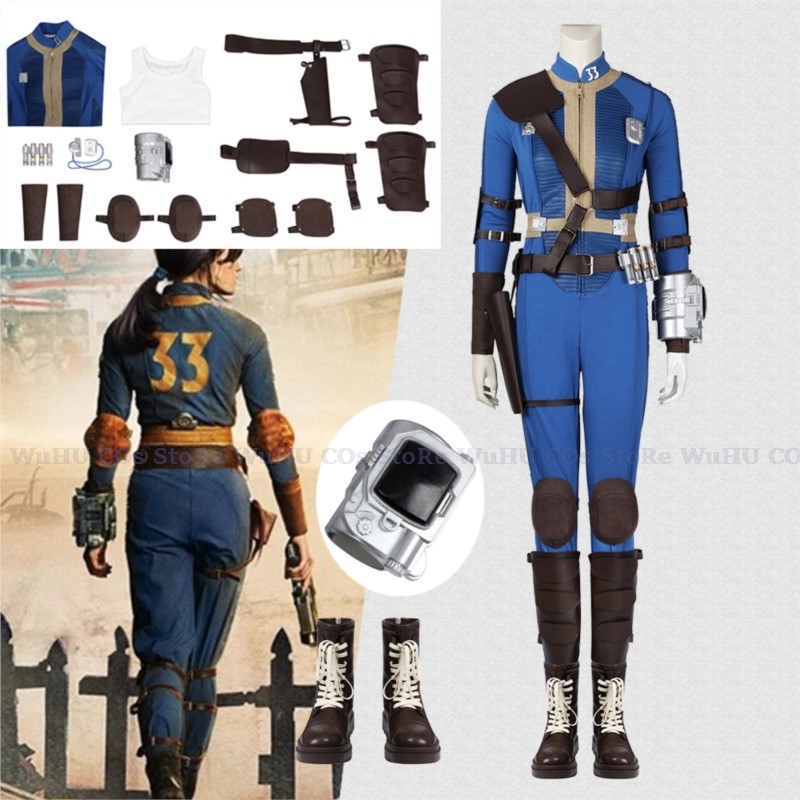 زي لوسي تأثيري للنساء ، سقوط ك - مراجعة Fallout Cosplay Prop وسعره