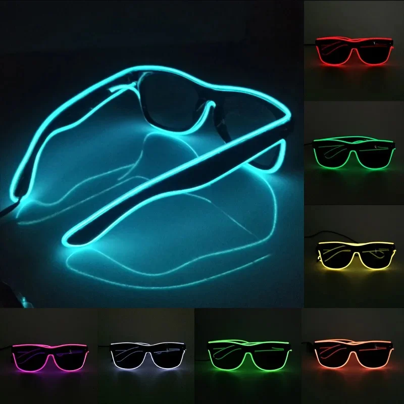 نظارات وامضة EL سلك LED نظارات - مراجعة Led El Wire وسعره