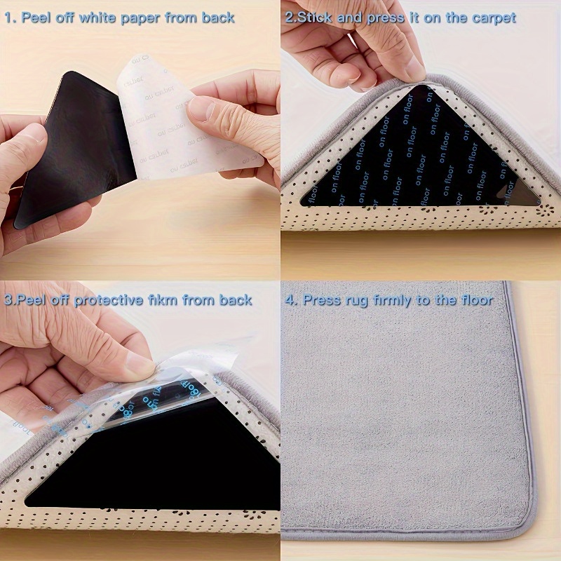 ملصق مضاد للانزلاق للسجاد، شري - مراجعة Velcro Hook Loop وسعره